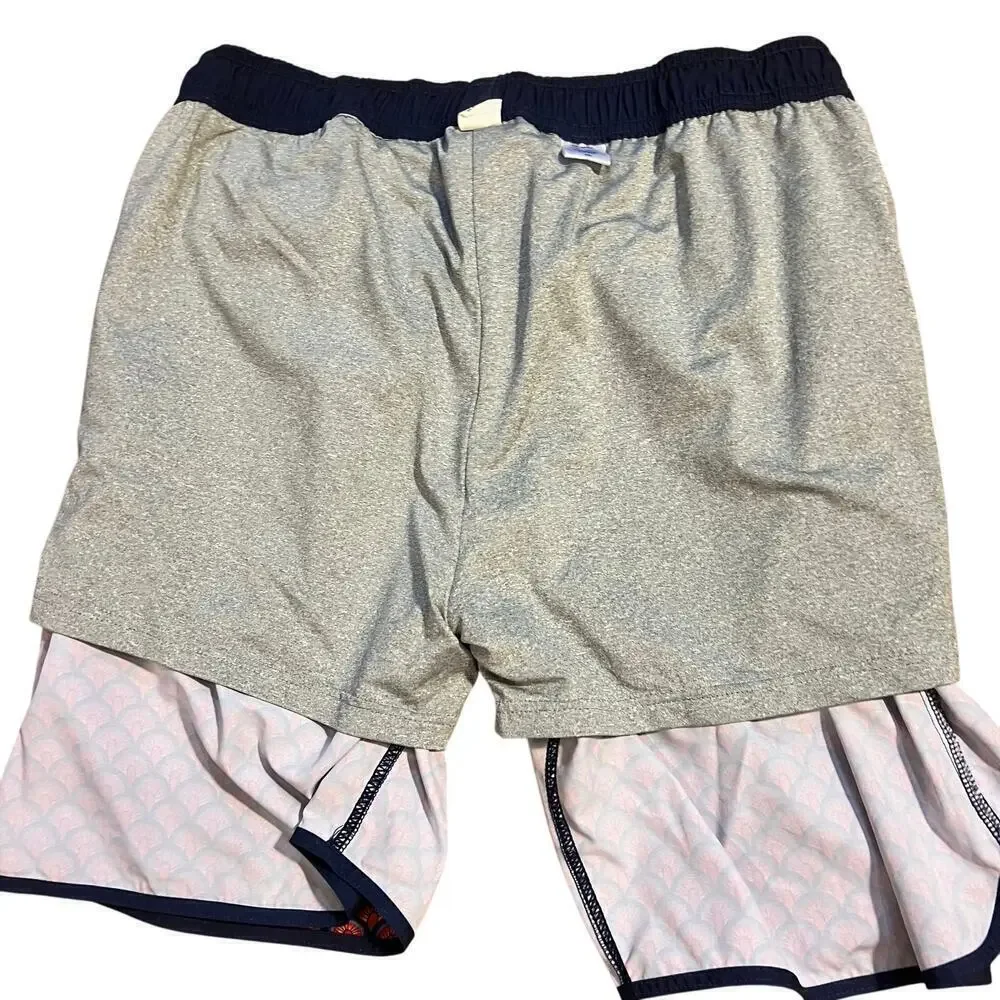 Fair Harbor The Anchor Men’s Performance Swim Trunks Size XXL 2XL Geo Print 8”
